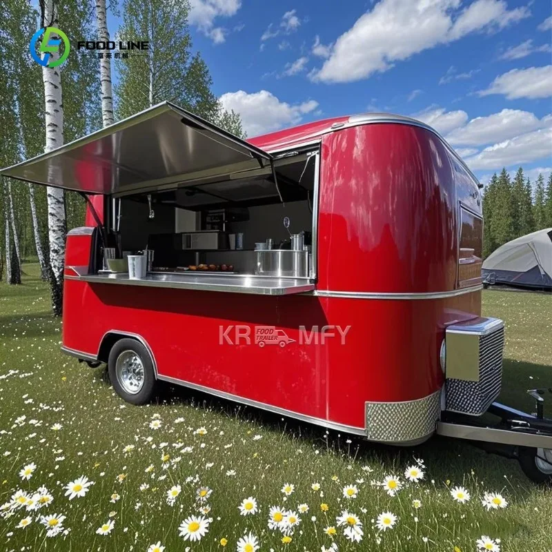 Cina Fabbrica produceFood Hamburger Patatine fritte Crepe Bubble Tea Gelato Caffè Food Truck