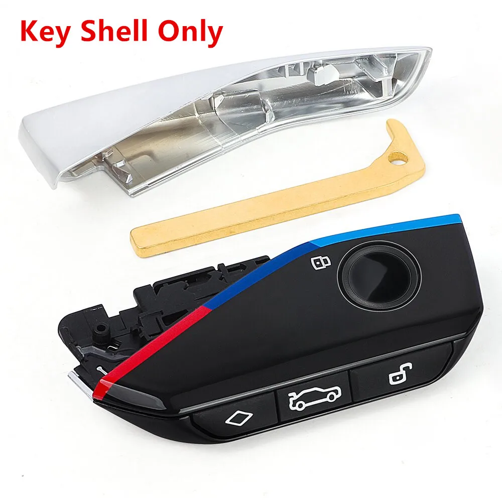 KEYECU Replacement 4B Smart Proximity Remote Key Shell Case For 2023 2024 BMW X1 IX XM X5 X6 X7 I7 G07 LCI IX I20 X1 U11 G70 G09