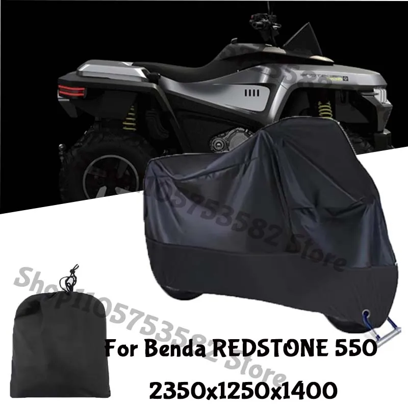 Motorcycle Full Covers For Benda REDSTONE 550 Car Outdoors Sun Protection Dust No Ear Thickened Oxford Clothcover Accessories