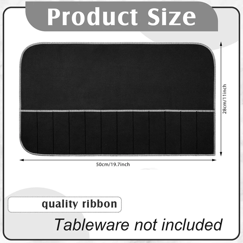 ABNO-Silver Storage Bags Silver Storage Cloth Felt Flatware Organizer Anti Tarnish Silver Protector Bags 4Pcs