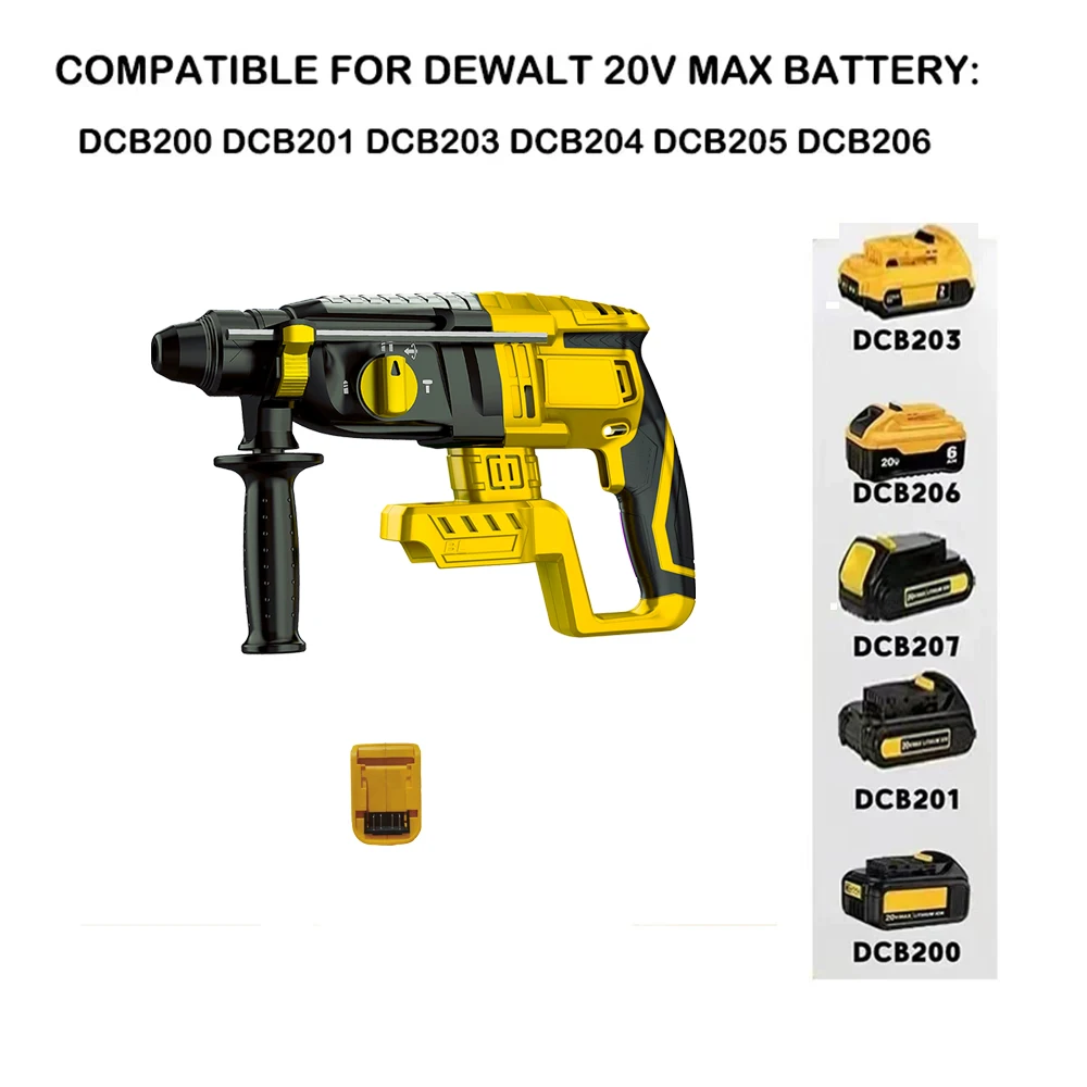 Rotary Cordless Rechargeable Power Tools Compatible with 28MM Brushless Electric Hammer Drill