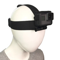 Action Camera Accessories Adjustable Head Strap Mount for DJI Osmo Action GoPro Hero 11/10/9/8/7/6 SJCAM AKASO Xiaoyi Yi 4k