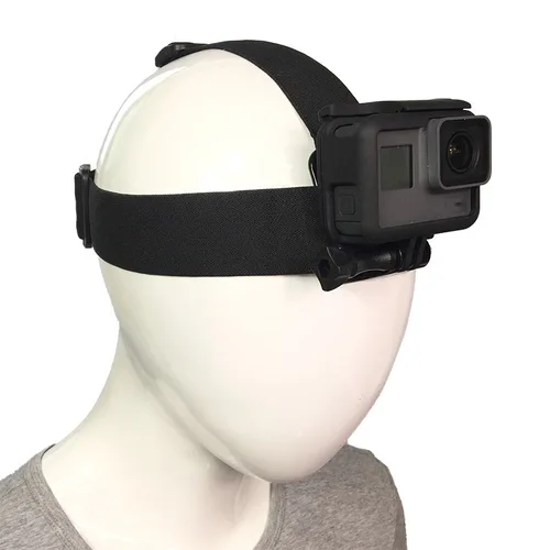 Accesorios de Cámara de Acción, montaje de correa de cabeza ajustable para DJI Osmo Action GoPro Hero 11/10/9/8/7/6 SJCAM AKASO Xiaoyi 4k