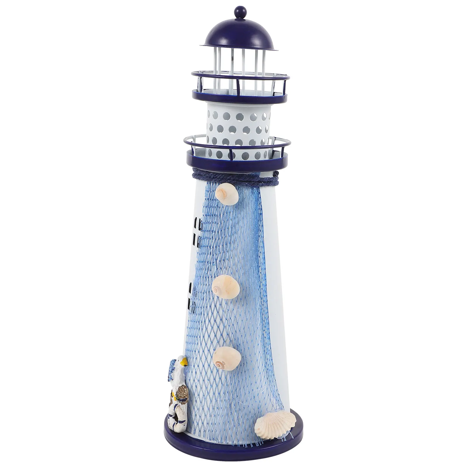 

Iron Ornament Home Decor Shining Design Home Lighthouse Ornament Funny Iron Lighthouse Decoration Ocean Theme