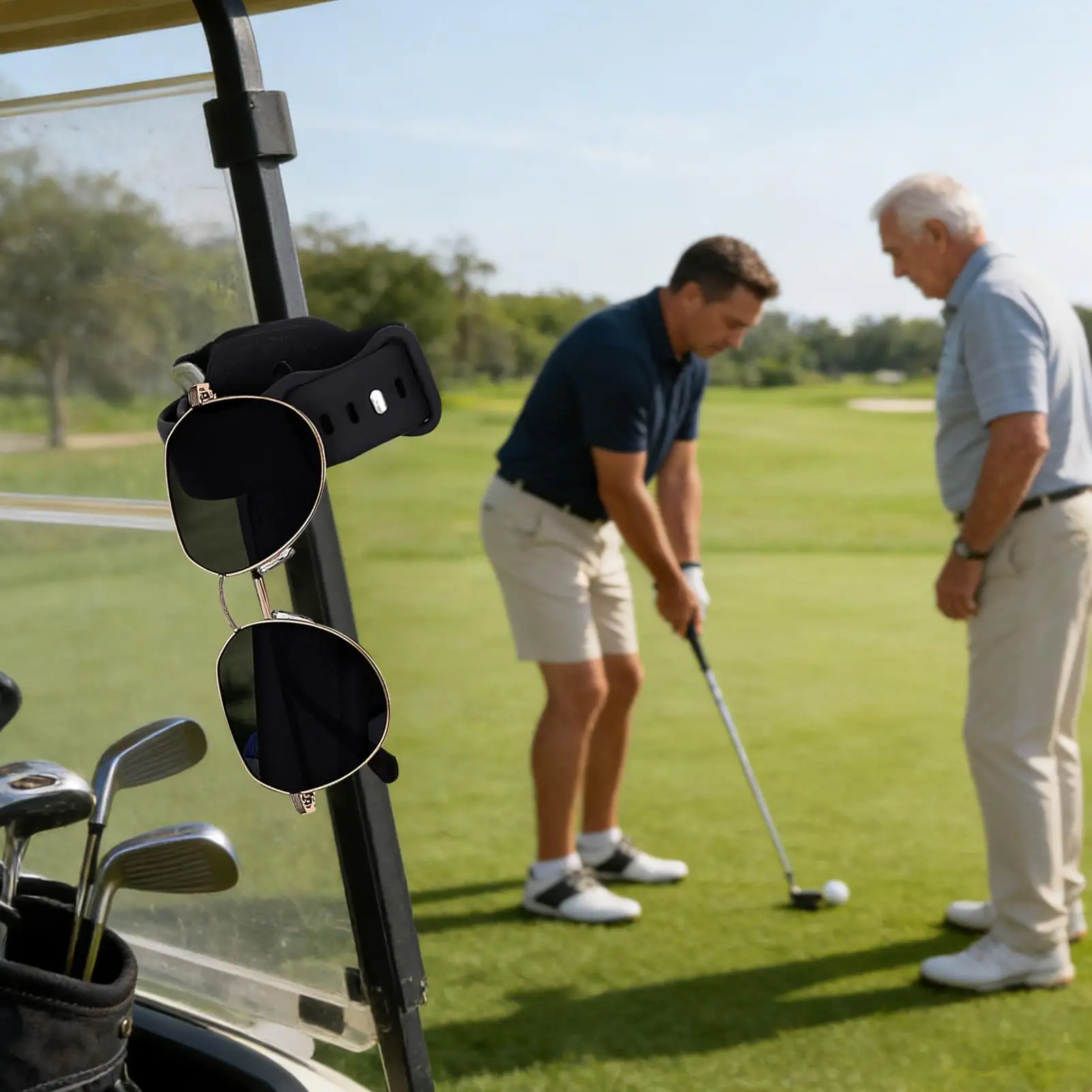 حامل مكتشف المدى، شريط تخزين محدد المدى للجولف، حامل اختبار المسافة خفيف الوزن لمدى الممارسة الداخلية للطورة الخارجية