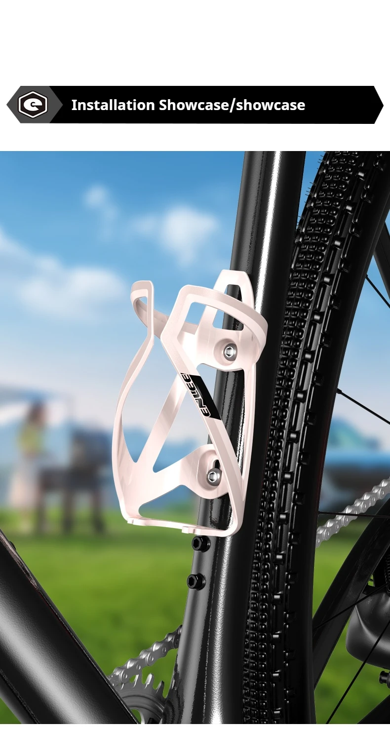 ENLEE Die Neue Fahrrad Unterstützung Flasche Halter Rack Radfahren Zubehör Fahrrad Thermo Flasche Befestigungen Rack MTB Wasserkocher Käfig Halterung – Detail 12