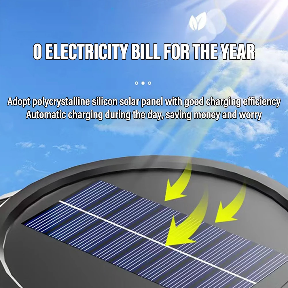 High Power Handheld LED Searchlight Super Bright Solar Flashlight 4 Light Colors Waterproof Outdoor Lighting for Adventure