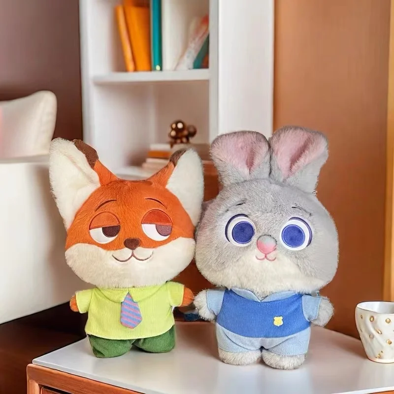 

Original Disney Series Zootopia Cute Cartoon Characters Nick And Judy Plush Toy Doll Bolster Figure Girl Birthday Gift Kids Toys