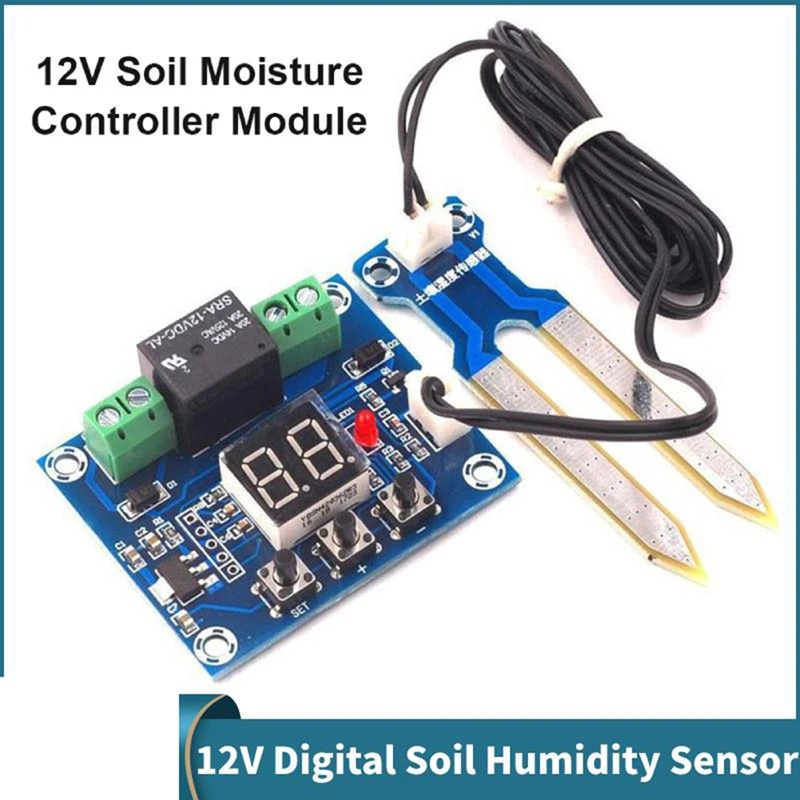 5 sztuk 12V cyfrowy moduł automatycznego nawadniania czujnik wilgotności gleby kontroler test wilgotności gleby detektor systemu nawadniania