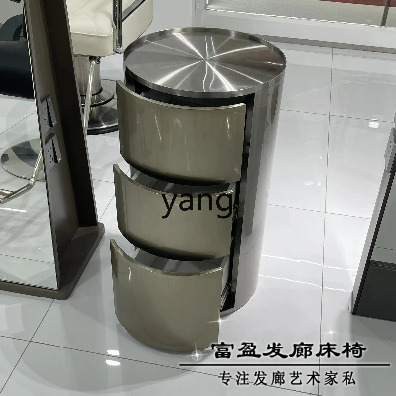 

LHH Stainless Steel Barber Shop Tool Locker Cutting Mirror Cabinet