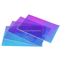 Laser Plexiglass Rainbow Board AcrylicIridescent/Radiant Sheet,Organic Glass Plate For Advertising/Decorate customizable
