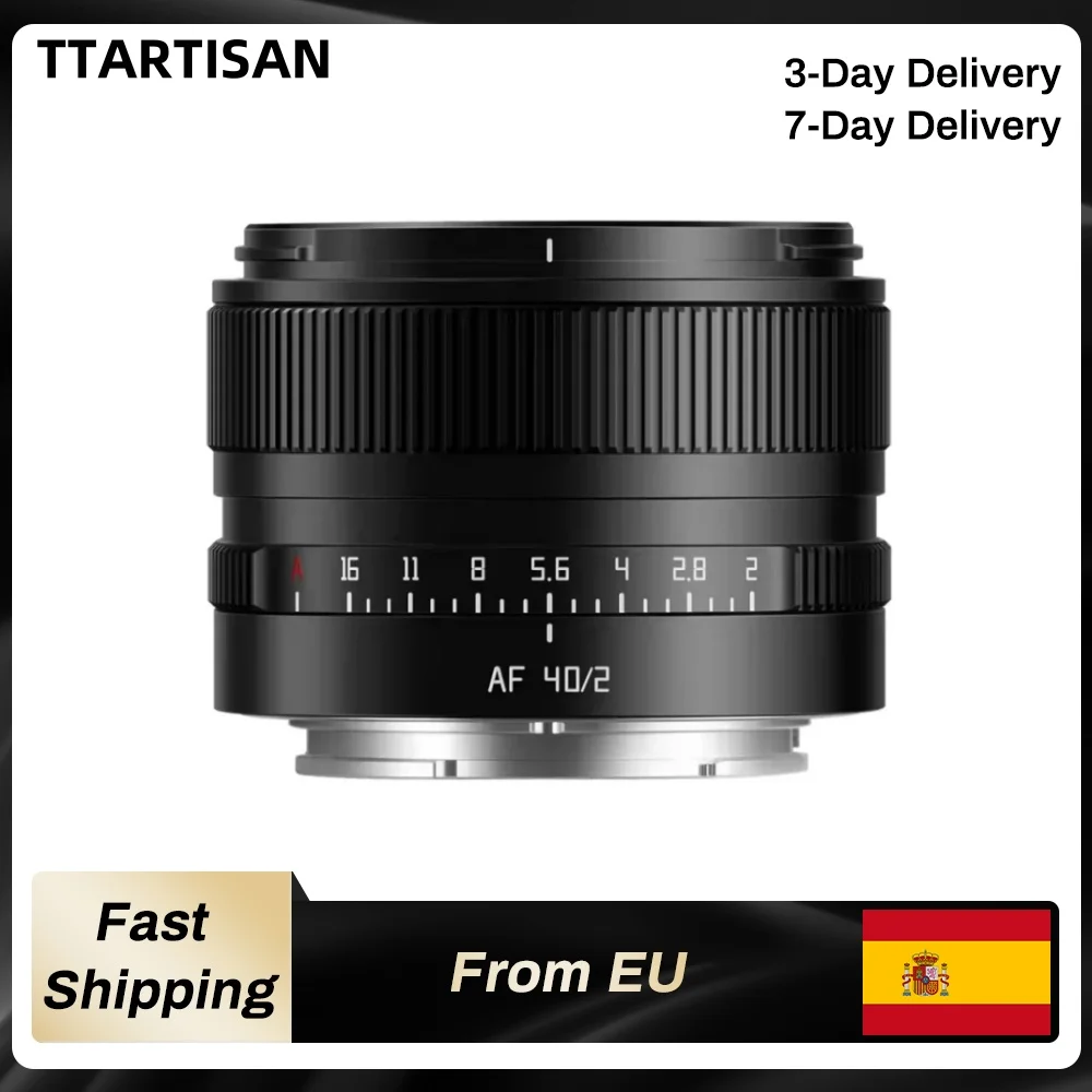 TTARTISAN 40mm F2 objectif de mise au point automatique plein cadre pour appareils photo Lumix L Sony E Mount SL SL2 SL2-S SL3 S1 S1R S1H S5 S5M2