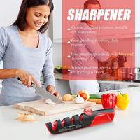 Knives Sharpener Portable Knives Sharpener Manual Honing Tool With 4-Stage For Home Camping Outdoor Bar Daily Use Butcher