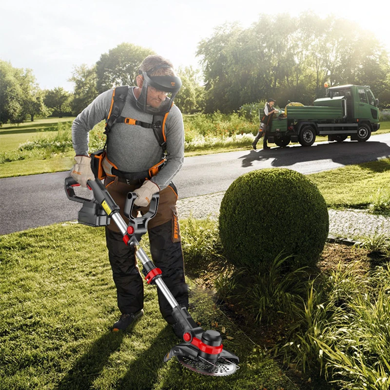 Oplaadbare elektrische grasmaaier met lithiumbatterij, industriële doe-het-zelf-huishoudelijke wieder voor het snijden van gras