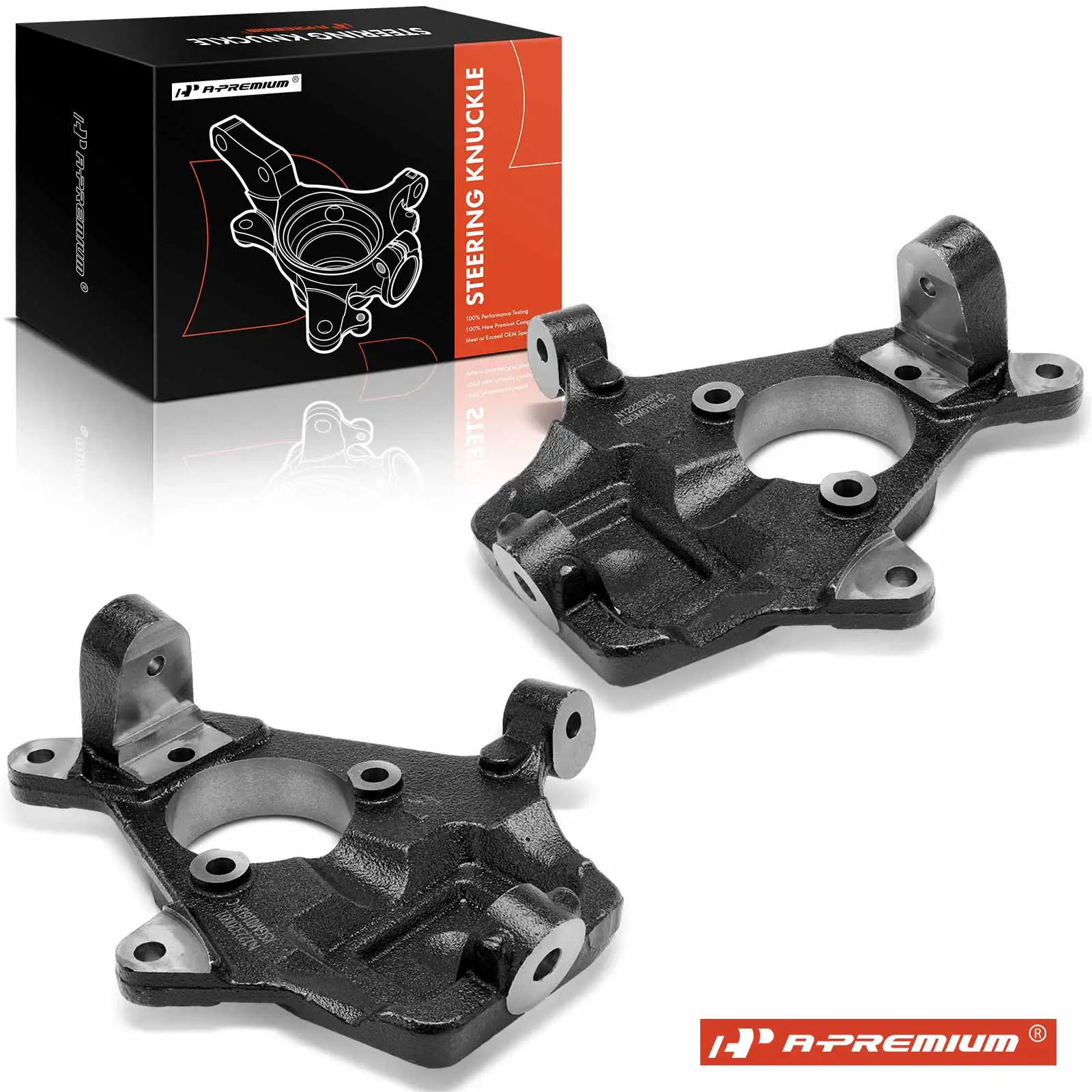 A-Premium 2Pcs Front Left & Right 2 Inch Drop Lowering Spindles for Chevrolet Silverado 1500 2007-2017 GMC Sierra 1500 2007-2017