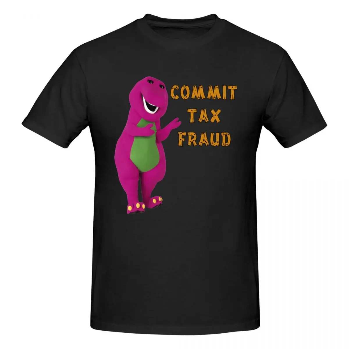 Funny Commit Tax Fraud T Shirts Graphic Y2K Anime Quality T Shirt For Men Women Clothes