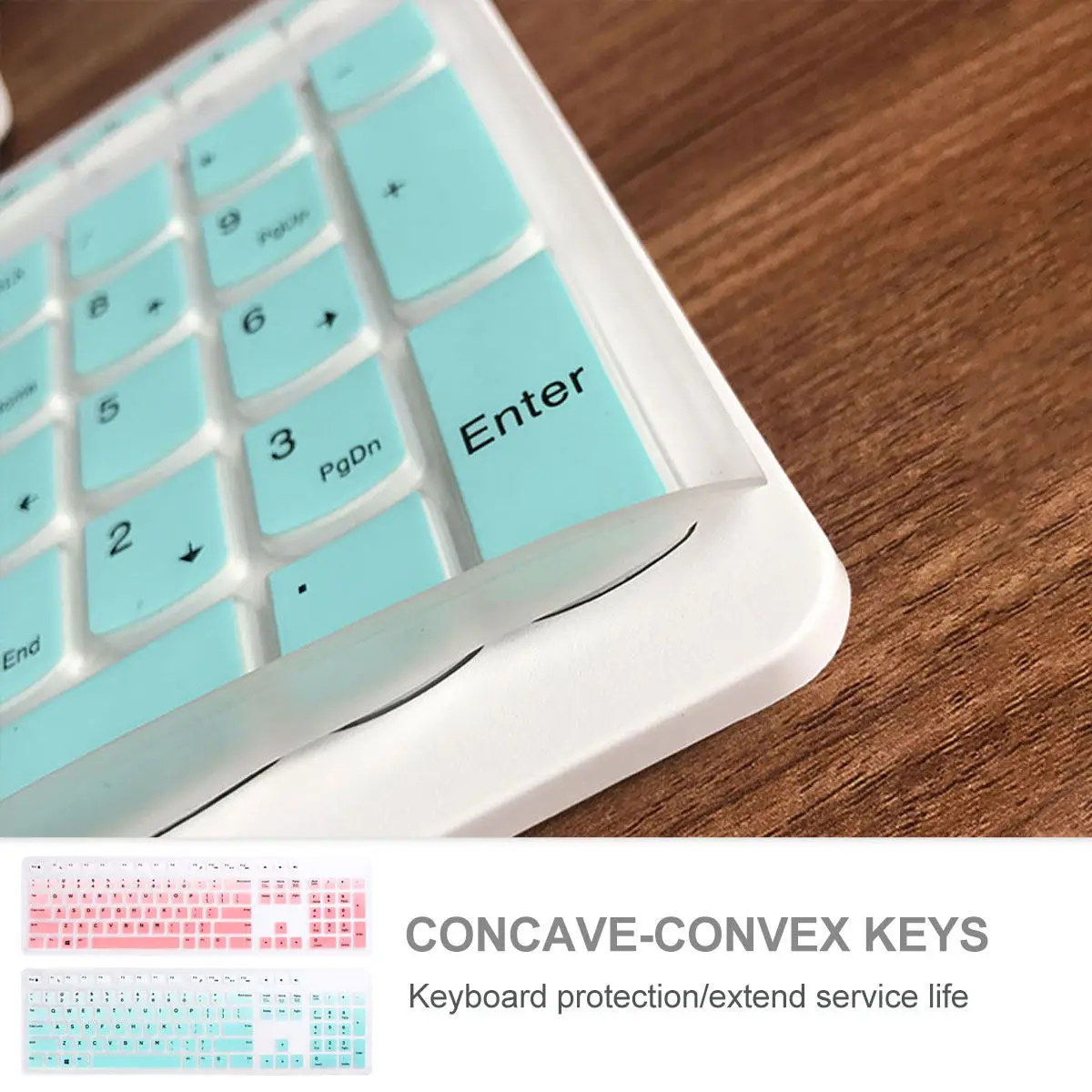 

2 шт. Премиальные гибкие силиконовые накладки на клавиатуру с точной подгонкой под раскладку клавиш, защита от пыли, грязи, воды, тонкие, для защиты поверхности.