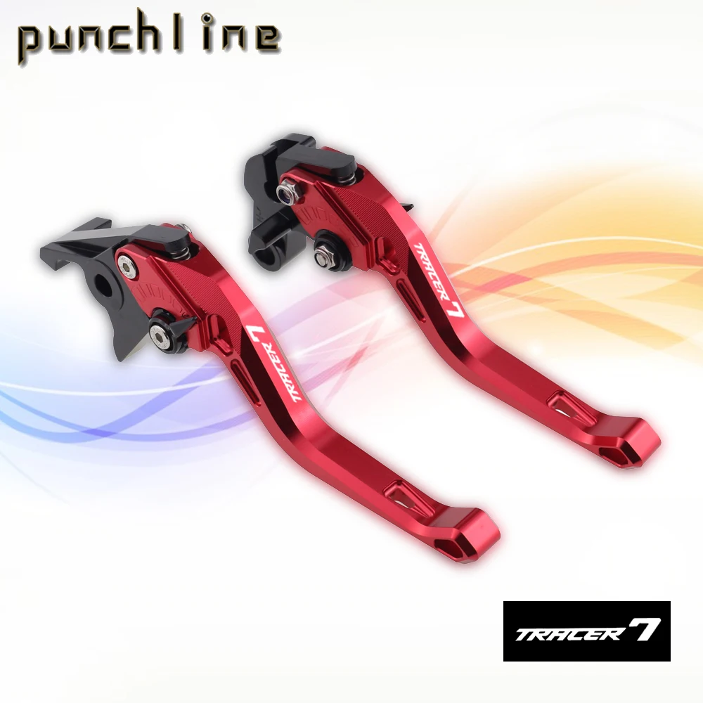 

Fit For Tracer 7 2015-2022 Tracer 7GT 2021 2022 Motorcycle CNC Accessories Short Brake Clutch Levers Adjustable Handle Set