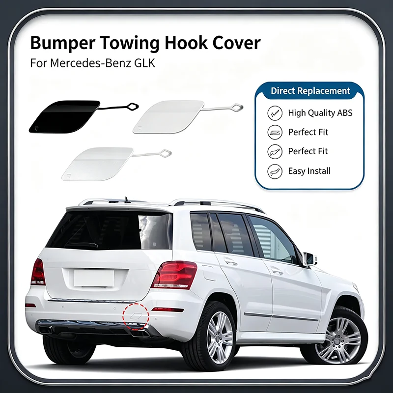 For Mercedes Benz GLK X204 GLK200 GLK220 GLK280 GLK300 2012-2015 Rear Bumper Tow Hook Cover Cap A2048851224