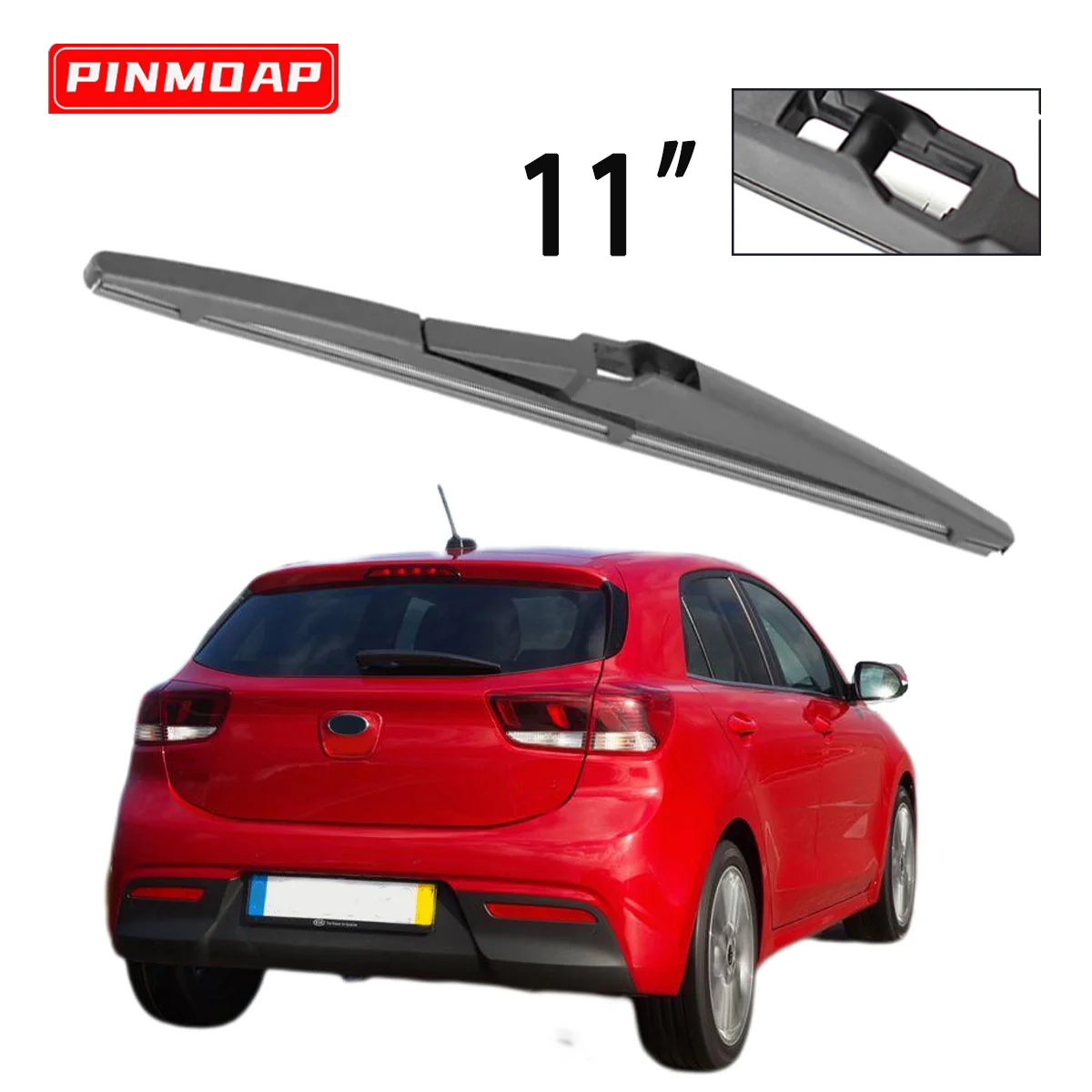 11" Heckscheibenwischer passend für Kia Rio MK4 Auto 2017-2023 Windschutzscheiben-Heckscheibenwischerblatt Automobilteile