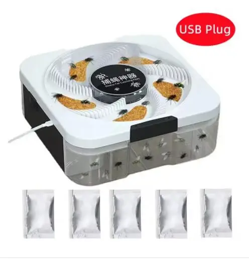 

Electric Pest Killer USB Insect Pest Catcher Pest Reject Control Repeller Fly Trap Automatic Flycatcher Indoor Outdoor