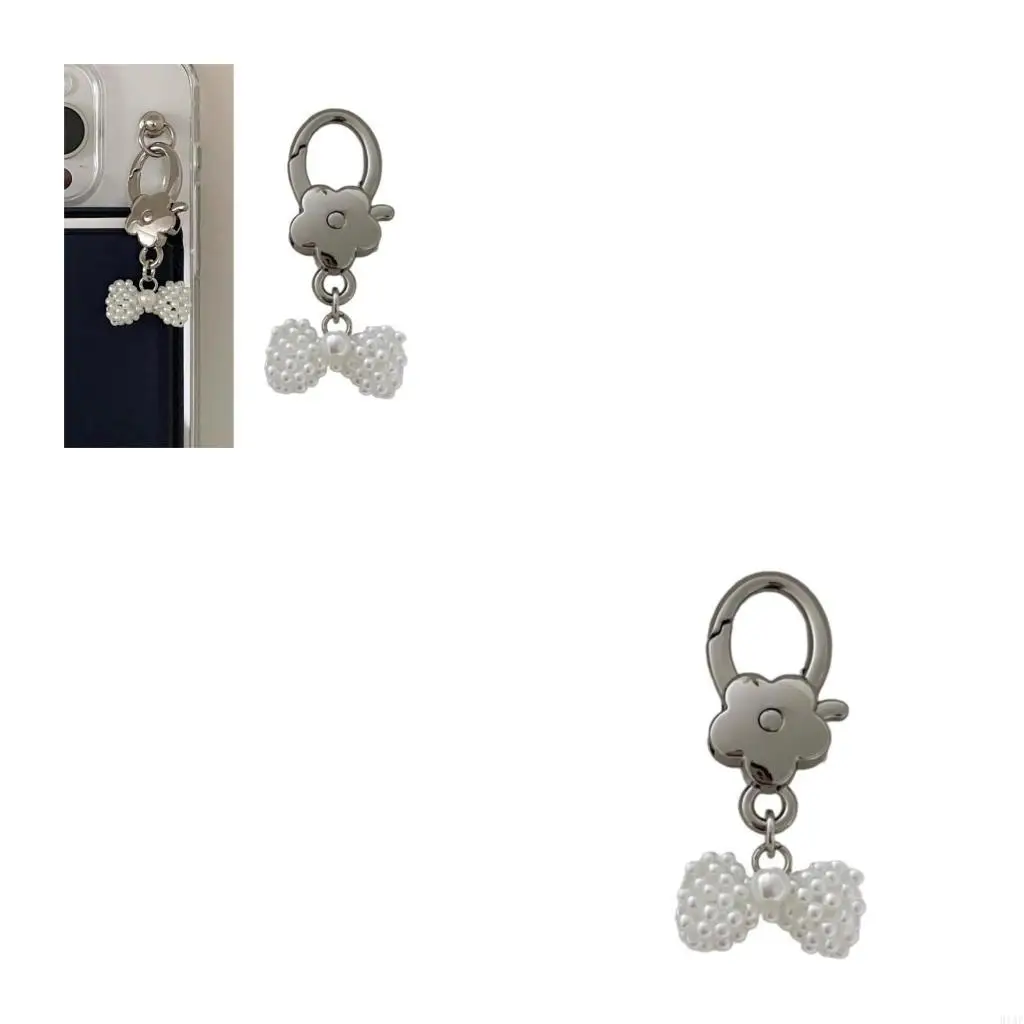 91AF Bowknot Keychain Pendant Fashion Hanging Decoration Sweet Cool Pendant Charm