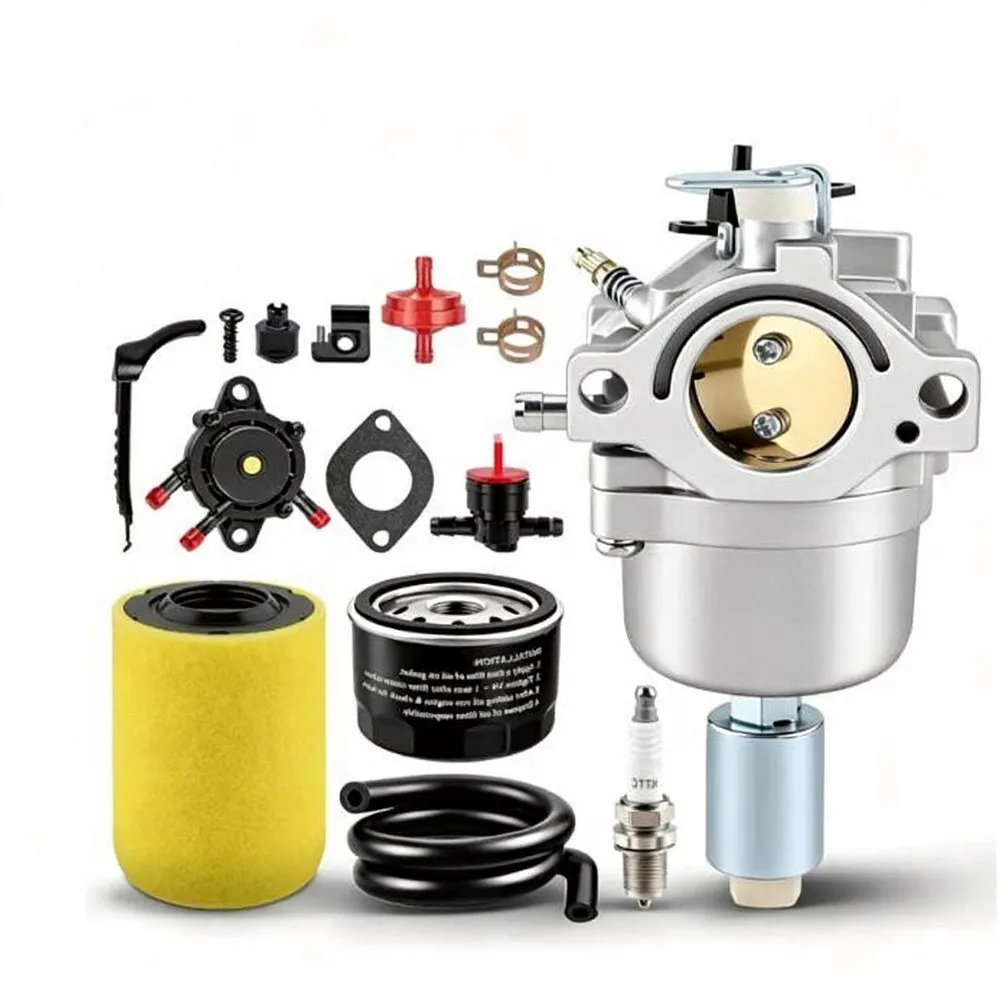 Carburetor Set With Air Oil Filter For D110 D105 For D100 LA105 LA110 LA115 Riding Lawn For Tractor Outdoor Garden Equipment