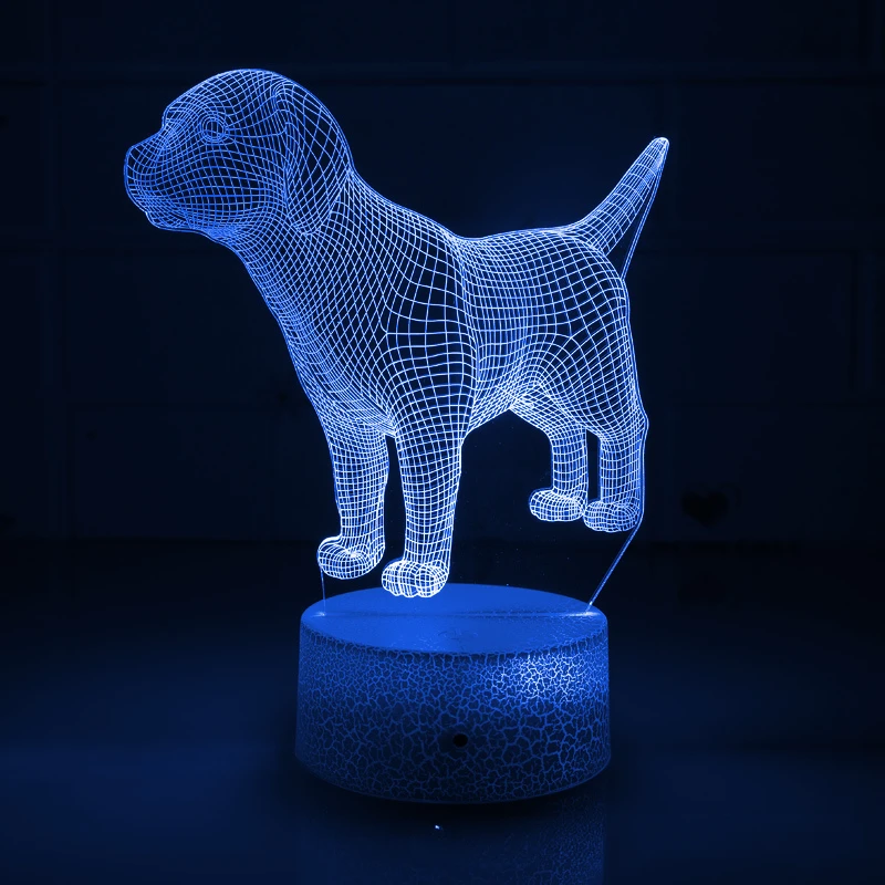 Nighdn-Veilleuse LED 3D en Acrylique pour Chambre d\'Enfant, Luminaire Décoratif d\'Nik, Idéal comme Cadeau d\'Anniversaire