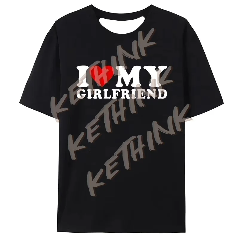 

Я люблю свою подругу, я люблю своего бойфренда, футболка, одежда для мужчин, так, пожалуйста, оставайтесь от меня, забавные BF GF с надписью, подарочные футболки