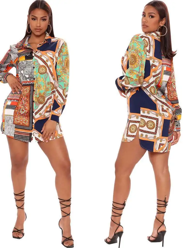 

Повседневная женская рубашка Cleanfit с завышенной талией, длинным рукавом, круглым вырезом, из тонкого полиэстера, зимняя коллекция