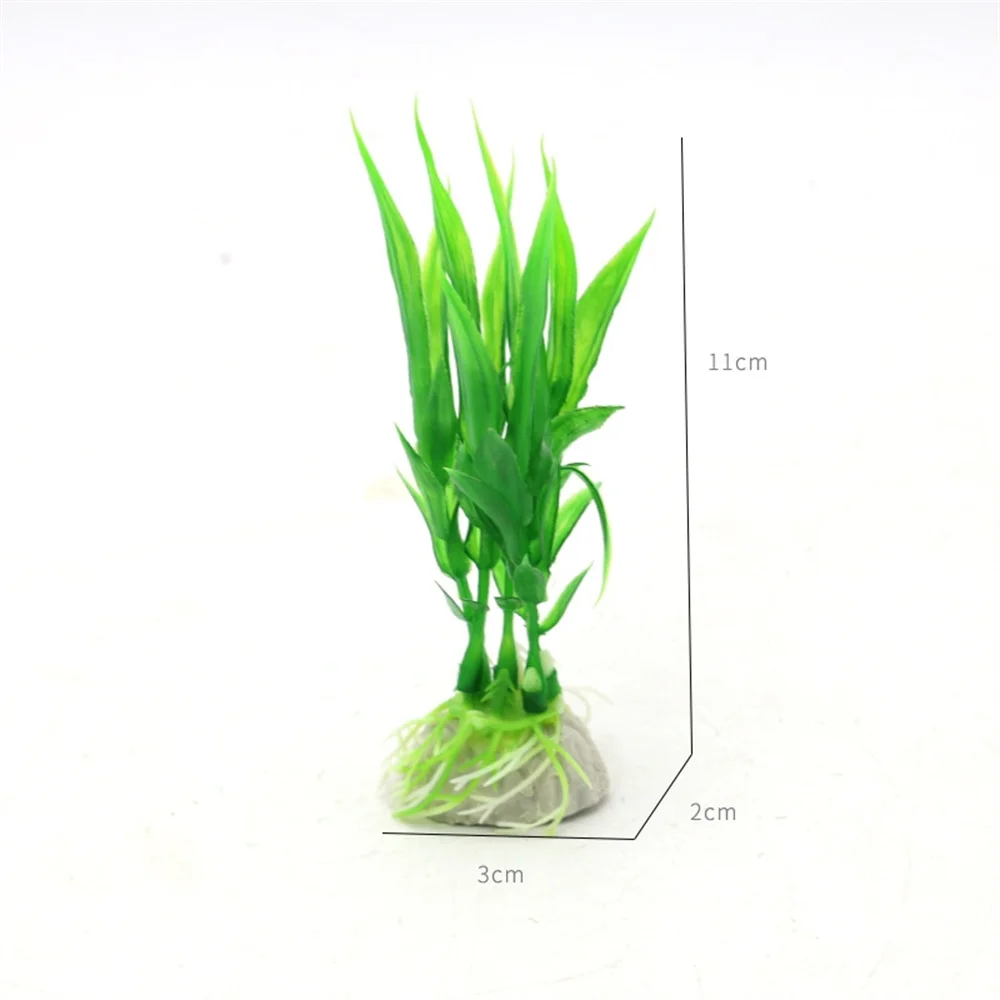 5/10pcs Artificial Aquatic Plants Decoration for Fish Tank Aquarium Plastic Waterweed Decorations Aquarium Decor Accessories