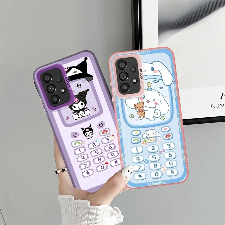 เคสโทรศัพท์มือถือสำหรับ Xiaomi Redmi 14C 9C 12C 10C 9T K60 A1 A2 Plus A5 13C Sanrio Cinnamon Kuromi