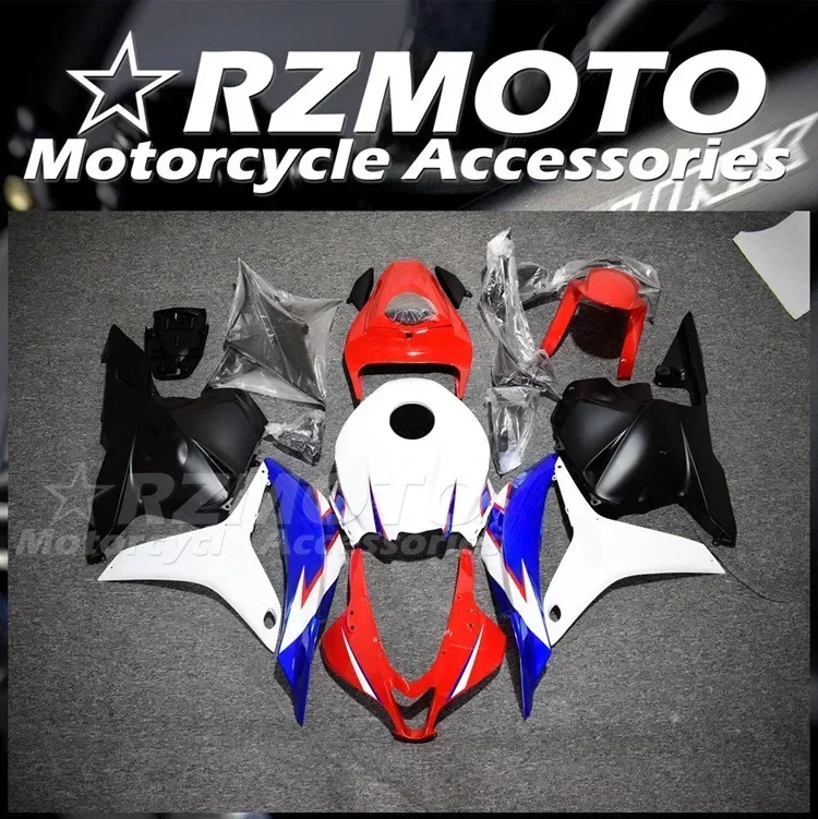 4 ของขวัญใหม่ ABS รถจักรยานยนต์ Fairings ชุด Fit สําหรับ HONDA CBR600RR F5 2009 2010 2011 2012 09 10 11 12 ตัวถังรถชุด Cool สีแดงสีฟ้า