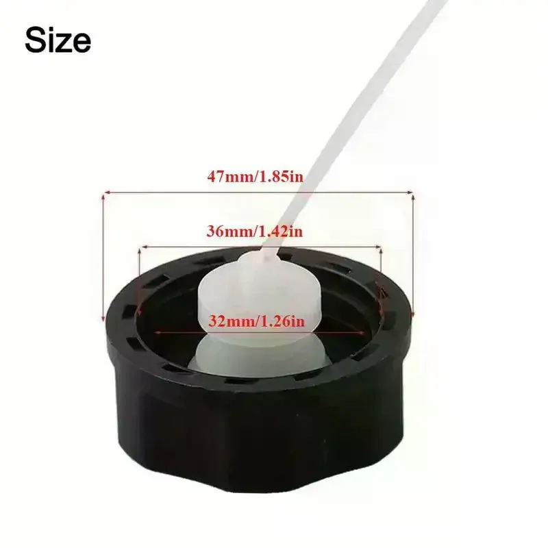 1Pcs Brushcutter Fuel Tank Cap For 43CC 52CC CG430 CG520 BC430 BC520 TL43 TL52 Engine Motor Lawn Mower Accessories