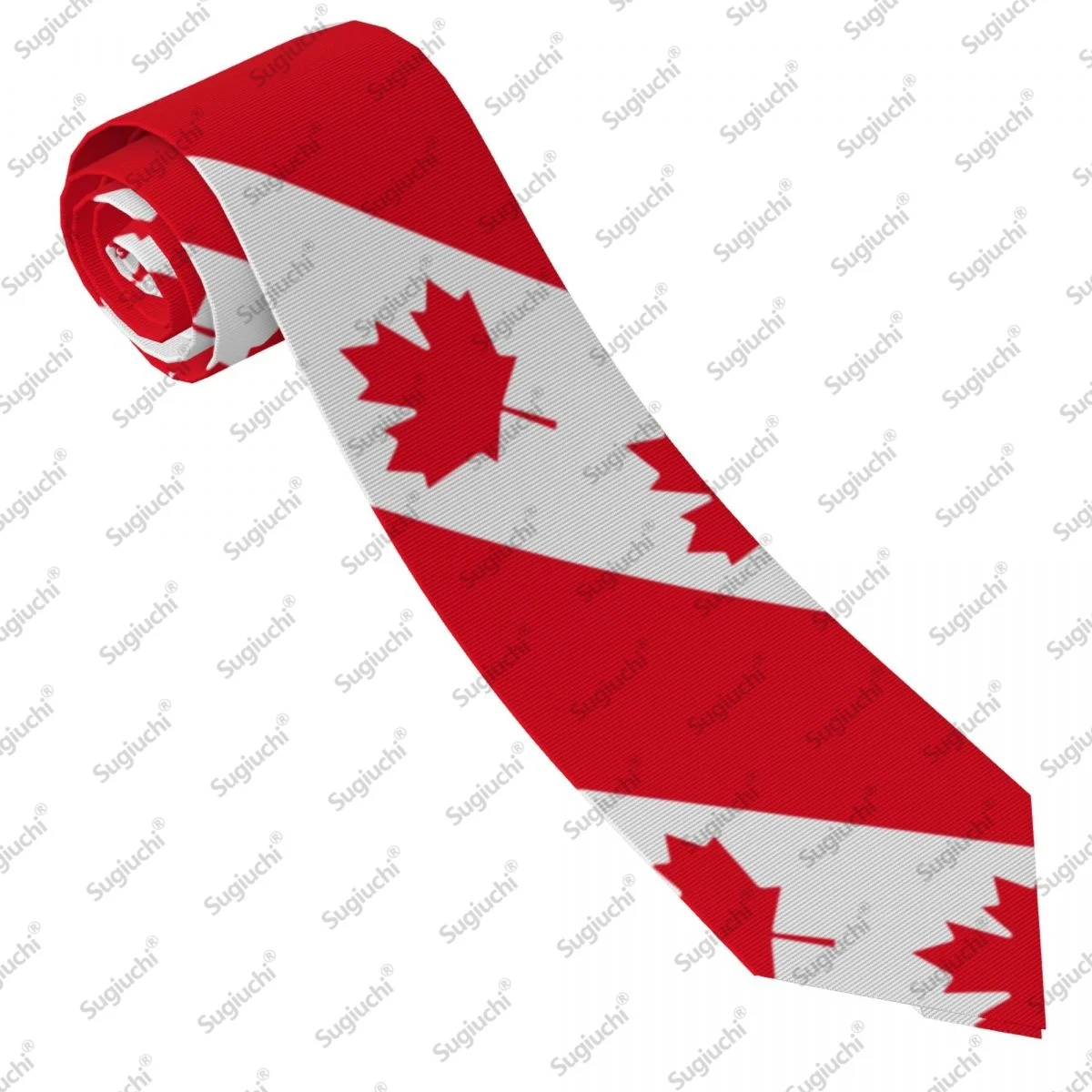 2026 Canada Flag Wedding PartyNeck Ties For Men Women Casual Plaid Tie Suits Slim Necktie Gravatas For Gift