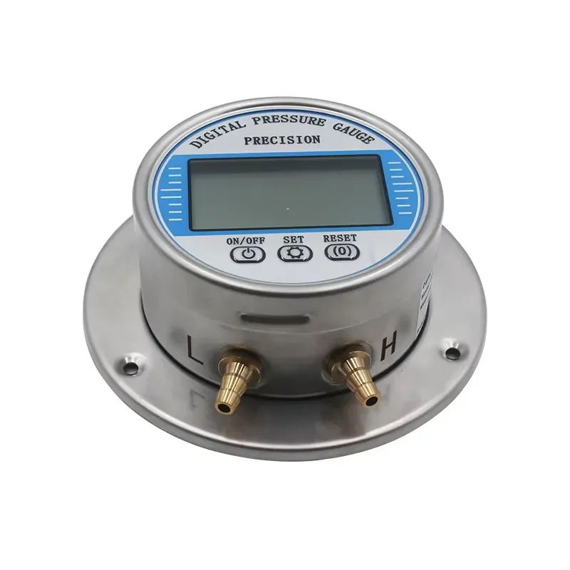 0-10KPa LCD Digital Differential Pressure Gauge for Gas Fuel Water System High Precision Sensor Monitor Industrial Tool