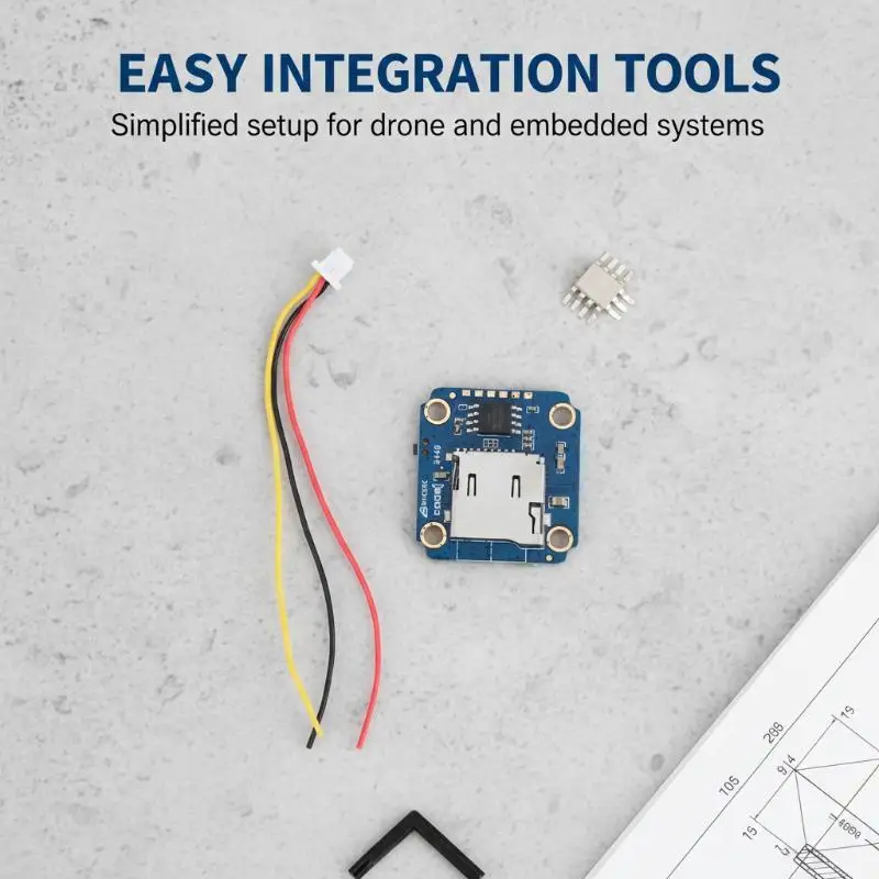 

Модуль записи видео с широким диапазоном напряжения 5В-30В, высококачественный аудиомодуль записи 720P 25/30/60 кадров/с для дронов FPV RC Cam