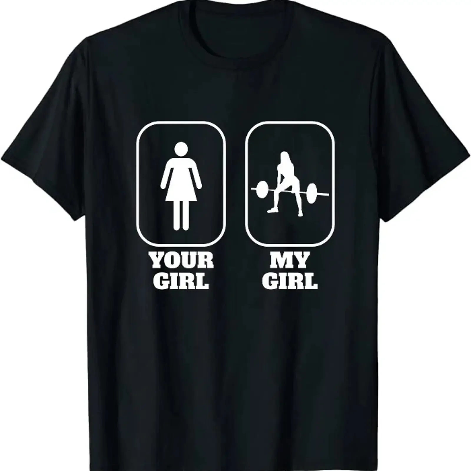 Sumo Deadlift Powerlifting Weightlifting Girlfriend Classic T Shirt Size M 3XL vintage Washed Breathable Slightly Soft Stylish