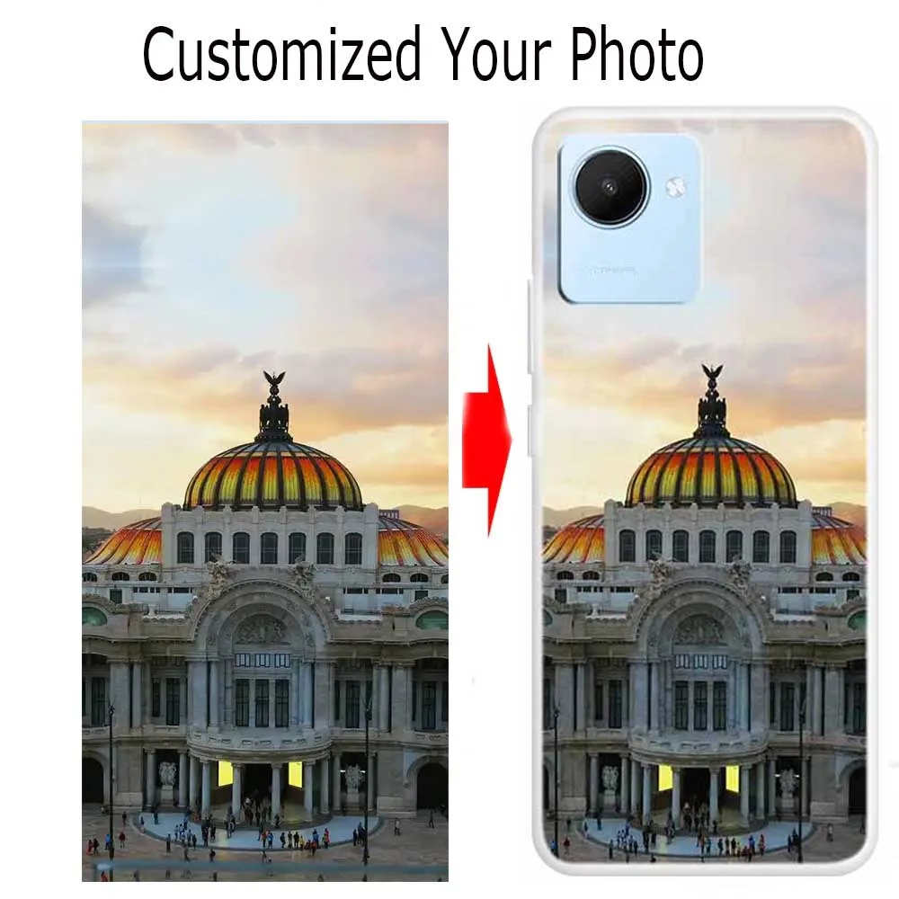 Diy Photo Custom Phone Cases For Realme C30 Clear Cover Diy Picture Name Design…