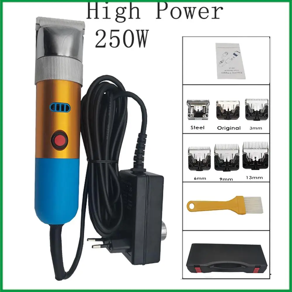 

High Power 250W Dog Hair Clipper Professional Pet Clippers Shaver Electric Scissors Grooming Trimmer Cat Sheep Haircut Machine