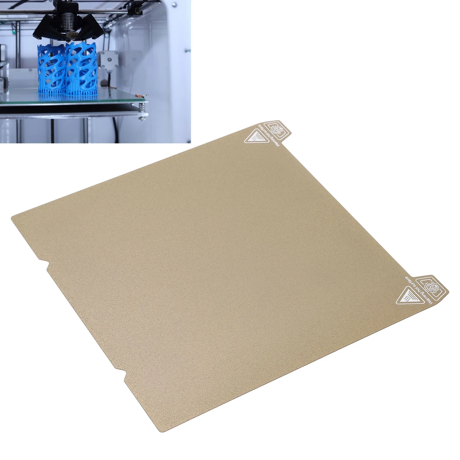 PEI Sheet PEI Board High Temperature Resistant Double Sided Textured 235 X 235mm Soft Easy To Install Magnetic for Ender 3 Pro