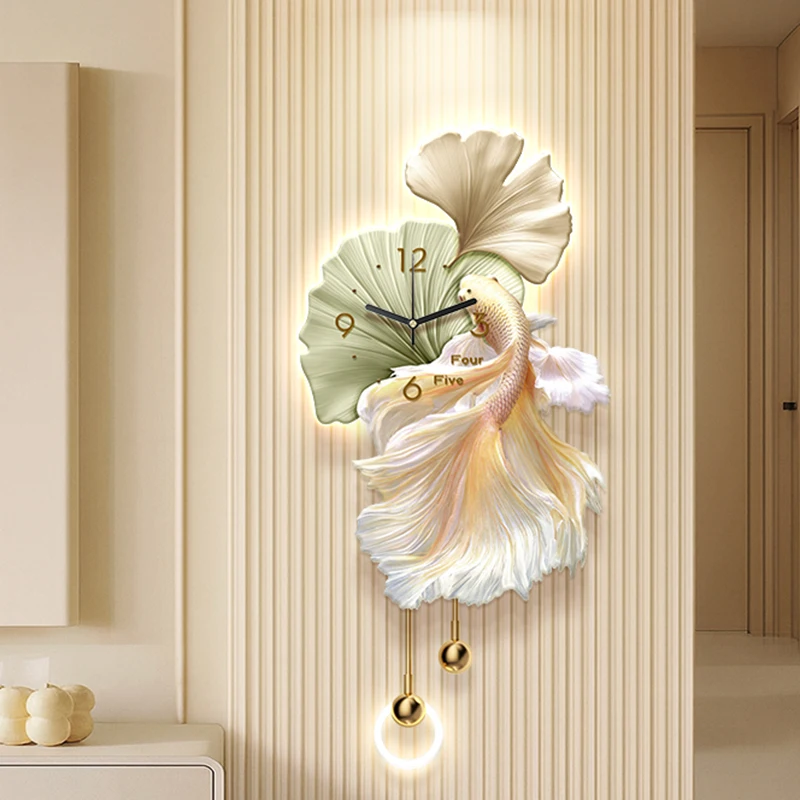 ساعات حائط بتصميم Led لغرفة المعيشة ساعات حائط جمالية حديثة فاخرة موضة رقمية Orologio Da Parete حلي ديكور منزلي #5