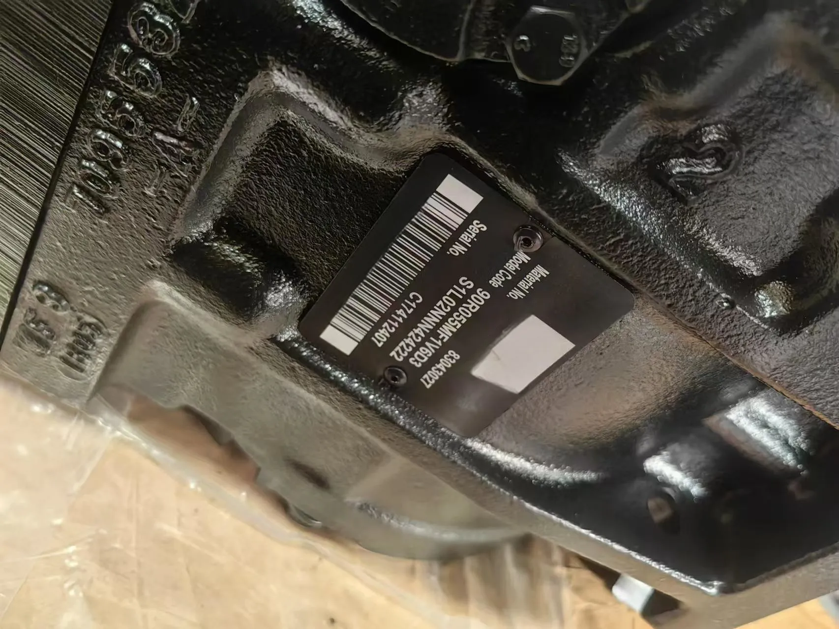 المضخة الهيدروليكية 90L سلسلة 90R100MA1CD60S4C7F03GBA353526 مضخة المكبس المكبس 90R055MF1V6D3S1L02NNN424222 #3