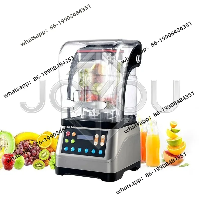 Ice Crusher Smoothie Fruit Blenders 3 in 1 Commercial Juicer Blender Electric Chopper for Coffee Milk Tea Shop Catering