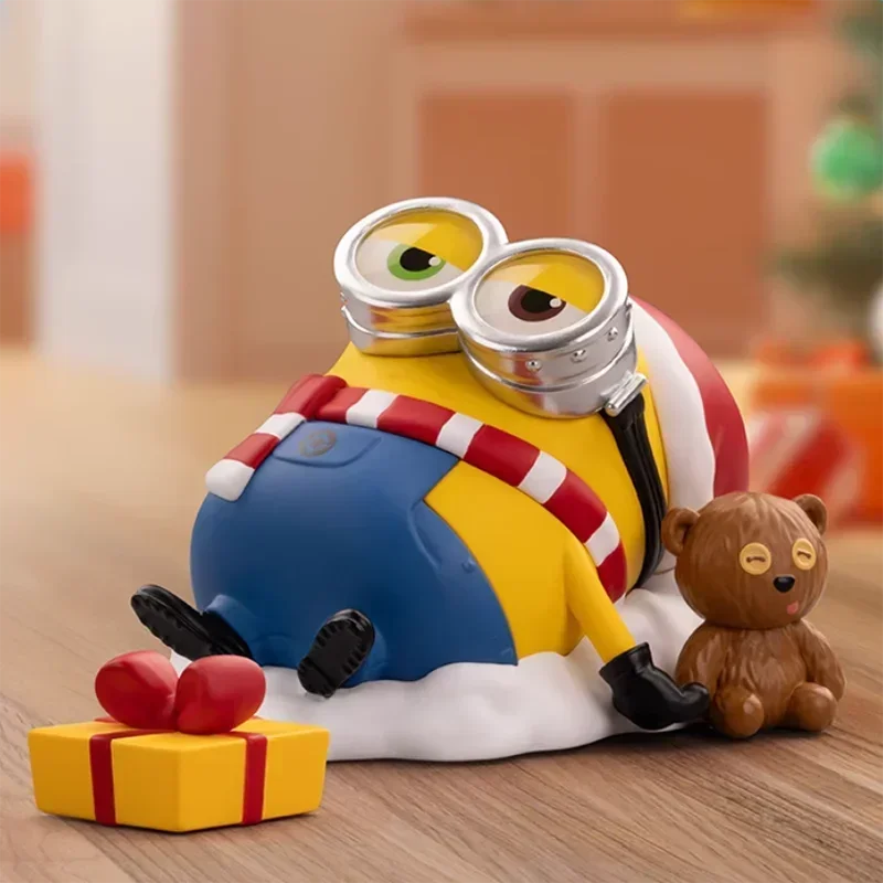 

POP MART Minions Lazy Every Day Series Blind Box Surprise Box Original Action Figure Cartoon Model Mystery Box Collection Girls