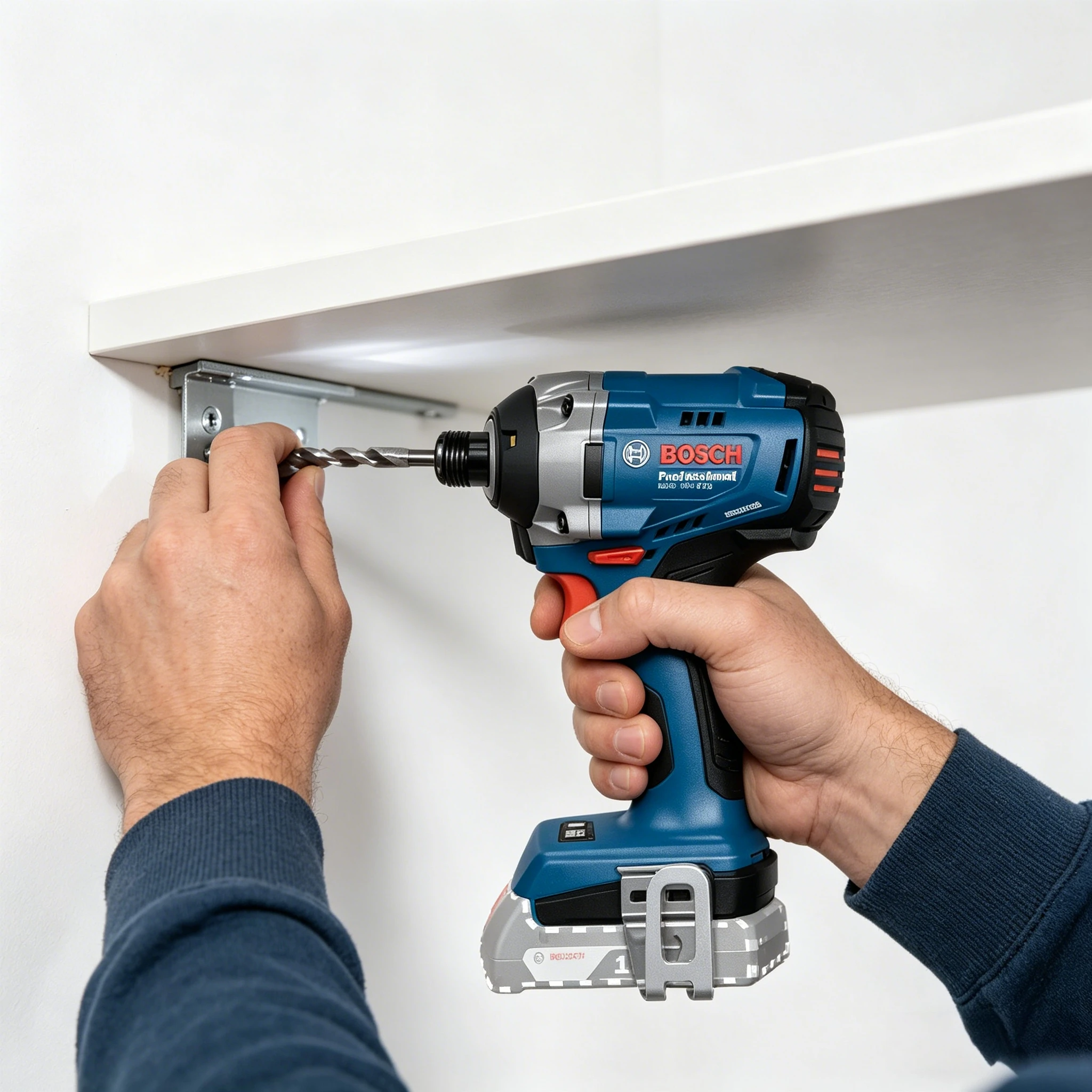 Professional BOSCH GDR 18V-215 Li-ion Impact Screw Gun Compact Body Forward Reverse Switch Cabinet Install Tool