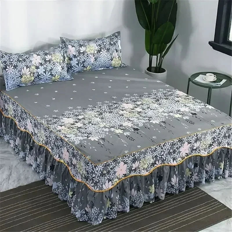 Ensemble de draps de lit coordonnants à fleurs, couvre-lit, housse de literie douce pour la maison, King, Queen Size, 1.5m, 1.8m, 2m, 3 pièces par ensemble