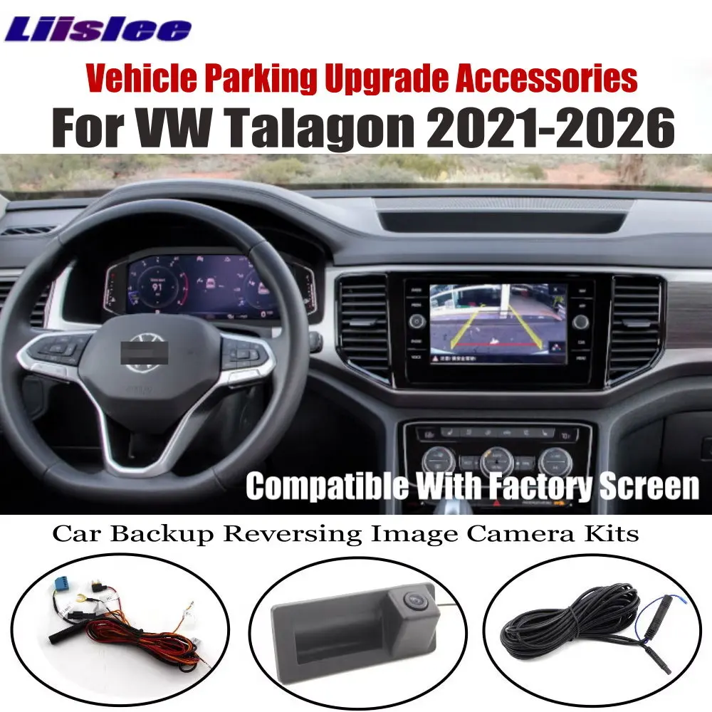 

Original Display Vehicle Backup Camera For Volkswagen VW Talagon MQB Evo 2021-2026 Factory Screen Car Rear Parking Accessories
