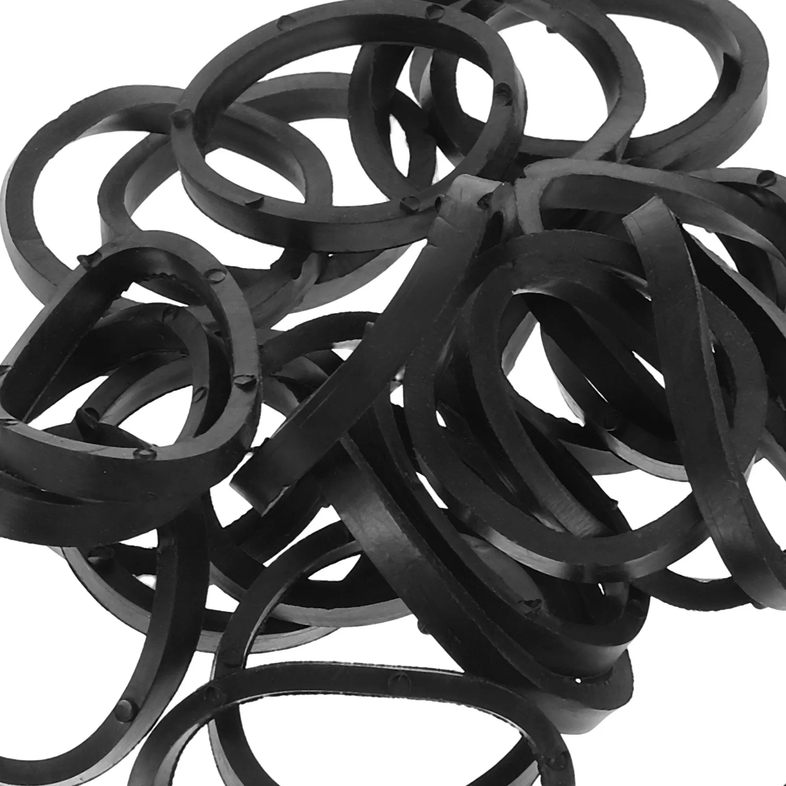50Pcs Dumbbell Washer Barbell Rubber Flat Washers Fitness Gear Weightlifting Accessories Home Gym Equipment Antislip Exercise
