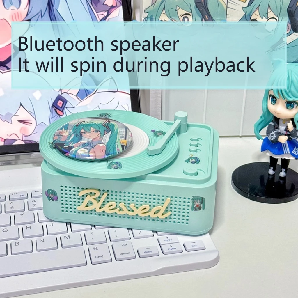 

Милый Hatsune Miku Bluetooth аудио аниме динамик для парней и девочек-сюрприз праздничный подарок на день рождения